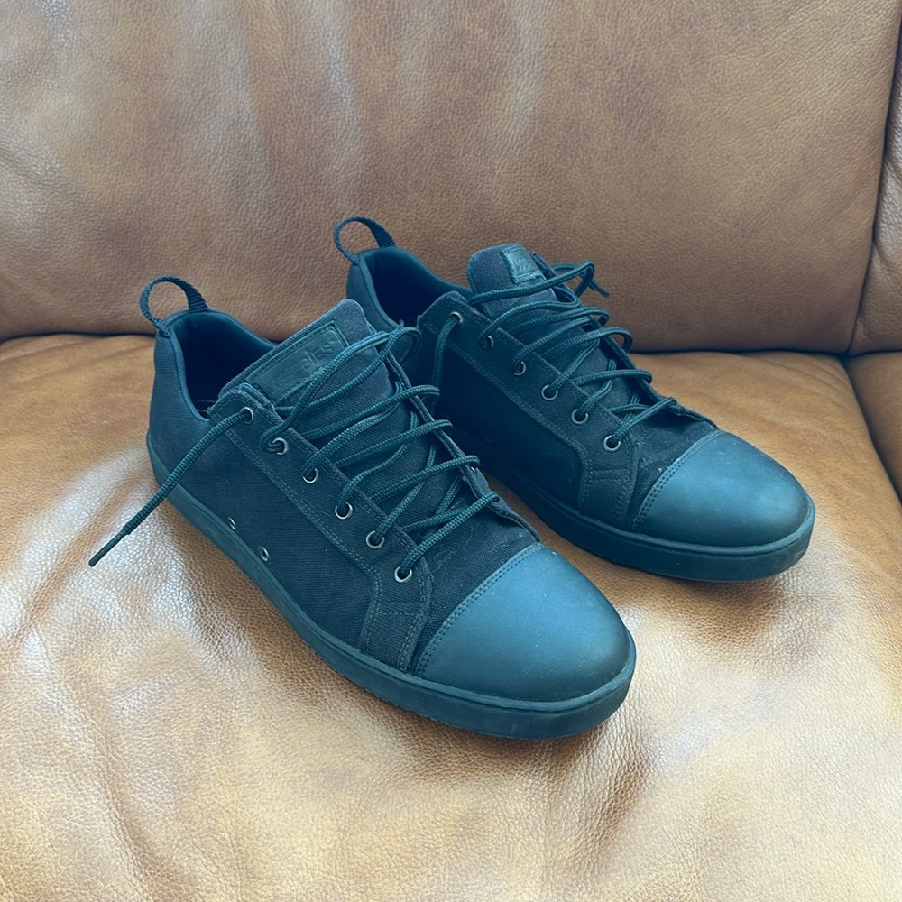 Woobies, Black Canvas Shoe, “Black Mod-1”, Men’s Size 12